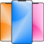 color gradient wallpaper-7 android application logo